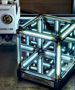 Men's Creative Abyss E-Sports Night Light Super Cube Desktop Technology Ornament Plastic Four-Dimensional Space Frozen